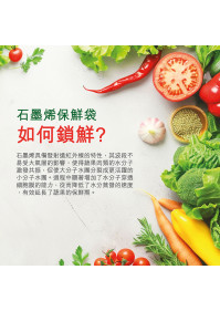 石墨烯保鮮袋 *買一送一 【付款後 3-5 個工作天內發貨】