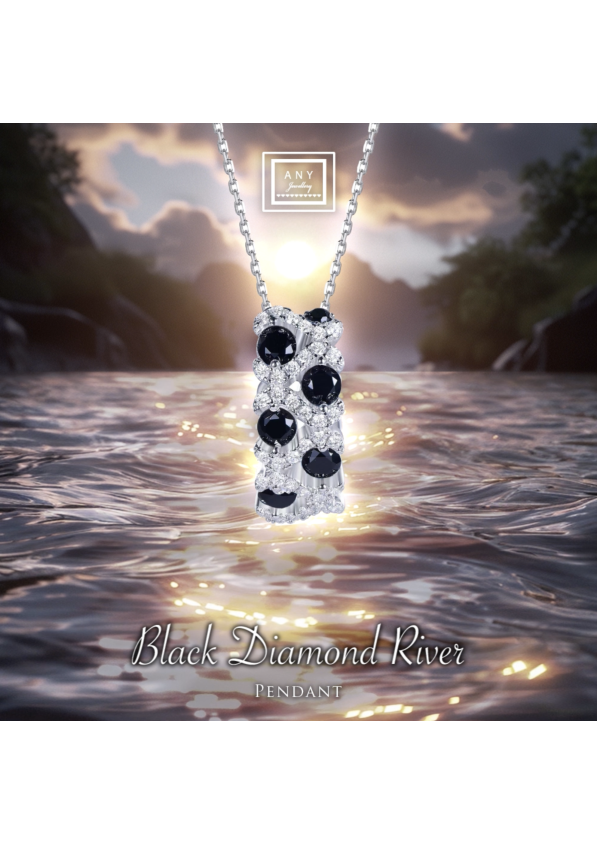 N2396 River Pendant with Necklace