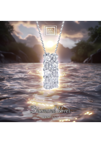 N2396 River Pendant with Necklace